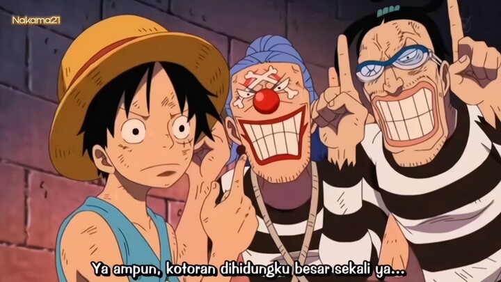 jika ada luffy keberuntungan BUGGY hilang 🤣