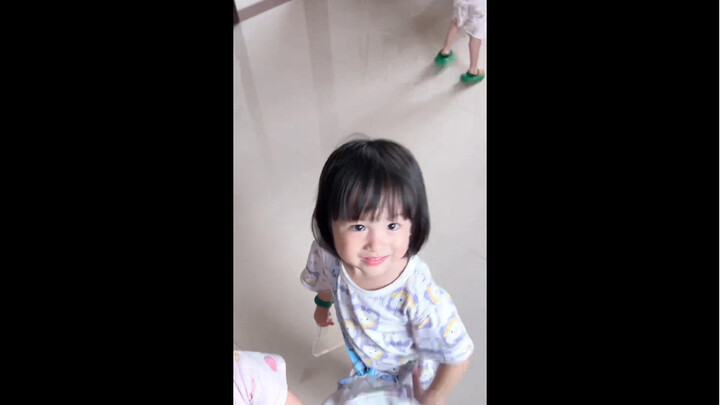 Just a little bite and then get out—routine teasing of my niece