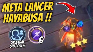NEW OP COMBO !! LANCER HAYABUSA MAX ATTACK SPEED !! MAGIC CHESS MOBILE LEGENDS