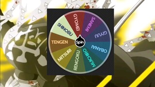 Demon slayer spin the wheel