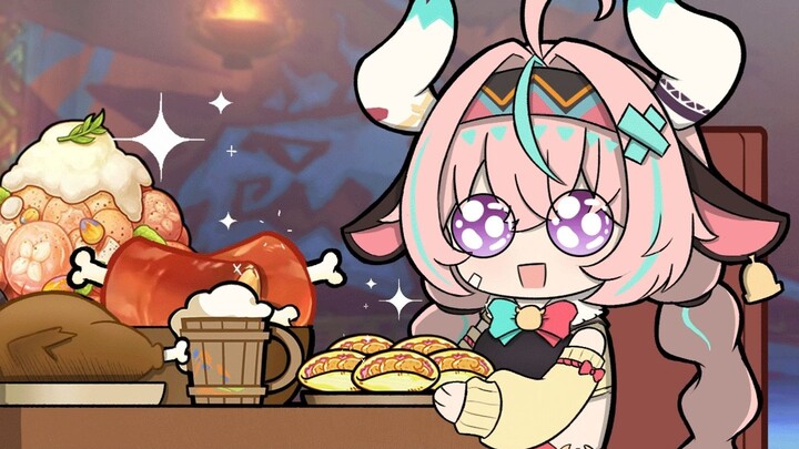 Varesha: The cow's stomach is rumbling~