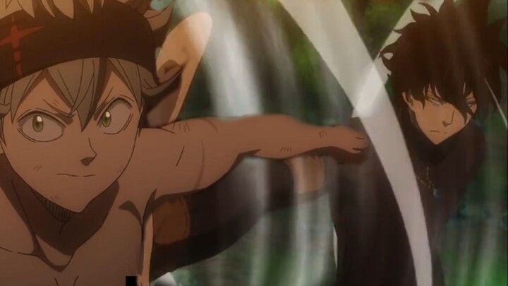 Asta and Yuno training to become the turd king