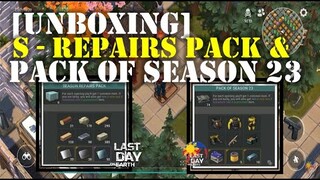 UNBOXING OF "SEASON REPAIRS PACK" & 74 PACKS OF SEASON 23  - Last Day On Earth: Survival