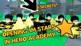 OPENING 1M STARS IN HERO ACADEMY IN ANIME FIGHTER SIMULATOR!