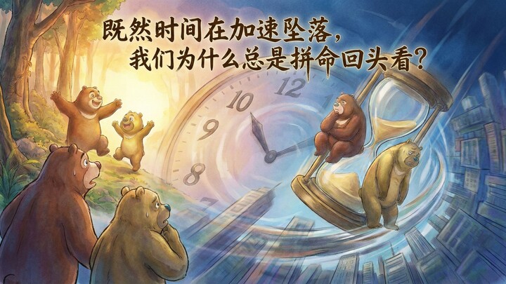 Vậy mà thời gian cứ lao xuống với tốc độ ngày càng nhanh, sao chúng ta vẫn cứ cố ngoái đầu nhìn lại?