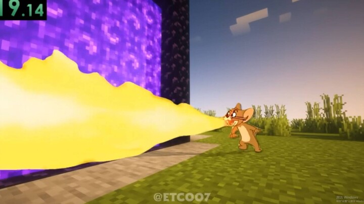 Cara Cepat Menyelesaikan Minecraft ala Tom and Jerry Episode 2 (Versi Jerry)