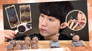 【韩国吃货JaeYeol宰烈】巧克力配上冰淇淋，代理满足100分！