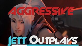 VALORANT IMMORTAL อันดับ JETT OUTPLAYS ก้าวร้าว