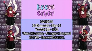 [REERII-COVER] DANCE: Sign wa B + Idol + Umapyoi Legend + Heavy Rotation (@GBBSI 2025)