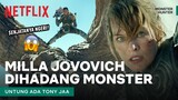 Milla Jovovich Dibantu Tony Jaa Ngadepin Diablos yang Ganas | Monster Hunter | Clip
