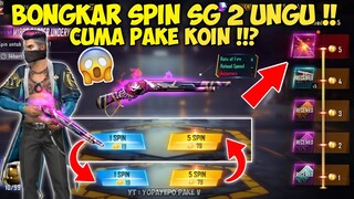 BONGKAR !! SPIN SG 2 UNGU PAKAI KOIN ? | CARA MENDAPATKAN M1887 RAPPER UNDERWORLD - GARENA FREE FIRE