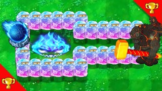 Plants vs Zombies Hack ❄ ice Melonpult vs tall nut vs Gargantuar ❤124