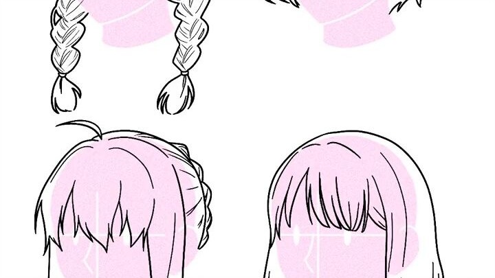 【Kawaiisensei】Saber/Teach you how to draw 4 common anime heroine hairstyles