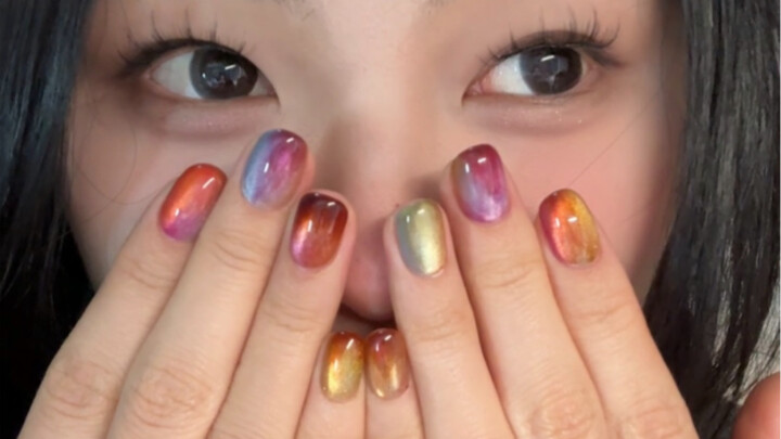 The most satisfying manicure of my life—seriously, I love it so much!!