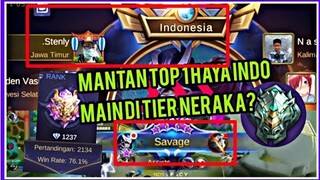 Saat Ex Top 1 Hayabusa Indonesia Main di EPIC ! Auto savage bos ! Stenly Hayabusa Gameplay !