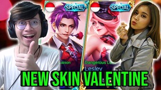 NEW SKIN VALENTINE GUSION LESLEY BARENG GRACE - MOBILE LEGENDS INDONESIA