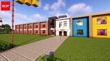 How to build a school in minecraft (Tutorial)