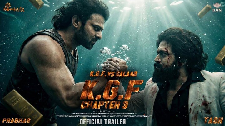 K.G.F: Chapter 3 - Hindi Trailer | Rocking Star Yash | Prabhas | Raveena Tondon | Prashanth Neel New