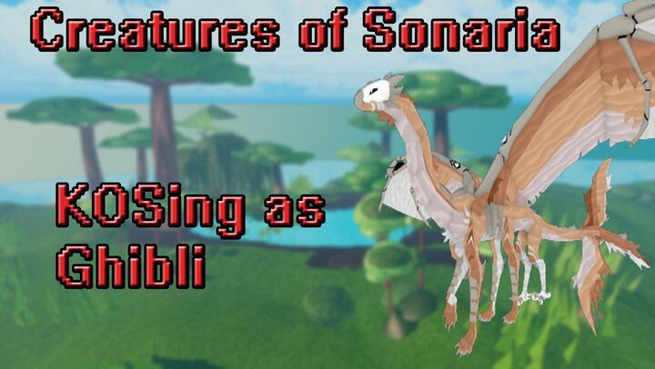 KOSing as Ghibli in Creatures of Sonaria