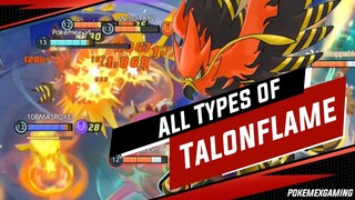 Every Type of Talonflame | Pokemon unite