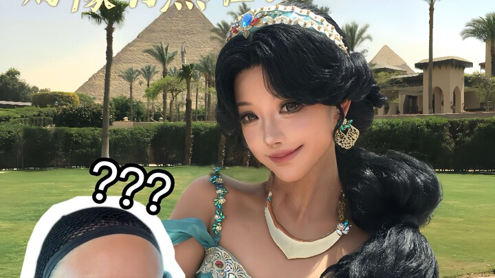 Đi Ai Cập để chụp ảnh cosplay, có vẻ hơi khó…