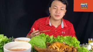 Ăn và thưởng thức món ba chỉ sốt mắm tỏi phần 6 #anngon