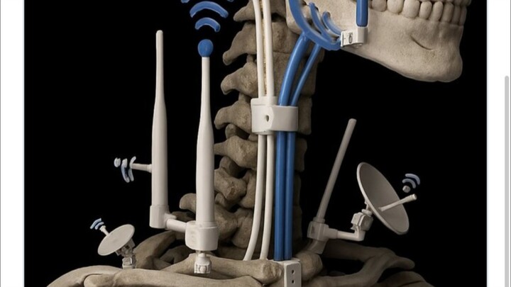 Netizens think the human body has "terrible cable management," and have started creating their own v