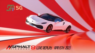 [Asphalt 8: Airborne (A8)] DEUS Treasure Rushing Time | Game Live Replay | April 15th, 2023 (UTC+08)