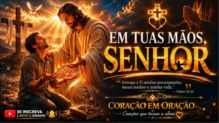 EM TUAS MÃOS, SENHOR | Louvor Católico de Entrega e Adoração | Coração em Oração