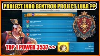 PROJECT INDO 3537 BENTROK DENGAN PROJECT LUAR ??