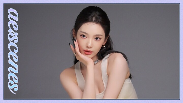 【aespa】[ae:scenes] A shoot set filled with cheers✨🫢 | aespa NINGNING, Marie Claire China Behind-the-