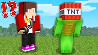 JJ Pranked Mikey with TNT In Minecraft Challenge (Maizen Mazien Mizen)