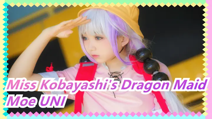 Miss Kobayashi's Dragon Maid|【Cosplay Kanna】Dance of cute UNI with small thick legs