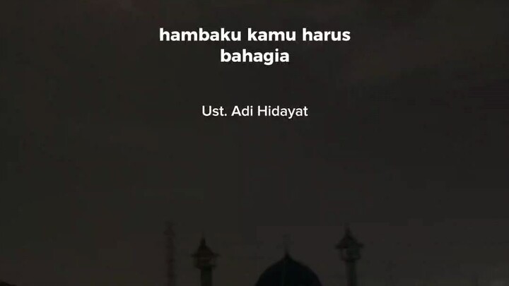 ceramah singkat ust adi hidayat