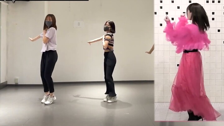 "サインはB" Hoshino Ai SOLO/B Komachi three-person version same screen comparison ~ mirror dance video