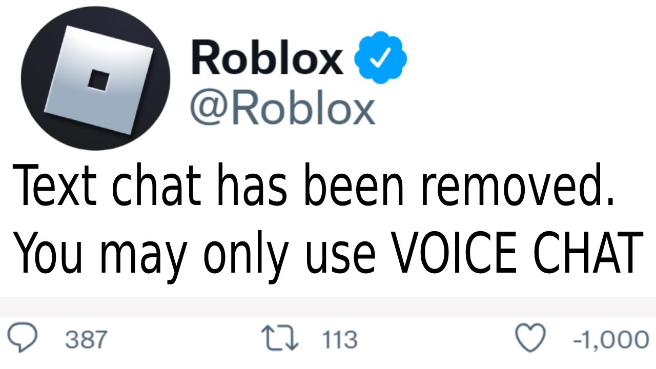 Chat in roblox is removed