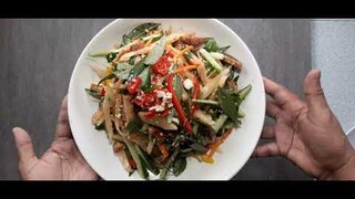 Cách làm. /gỏi sâm đất dòn sần sật ăn là mê.?