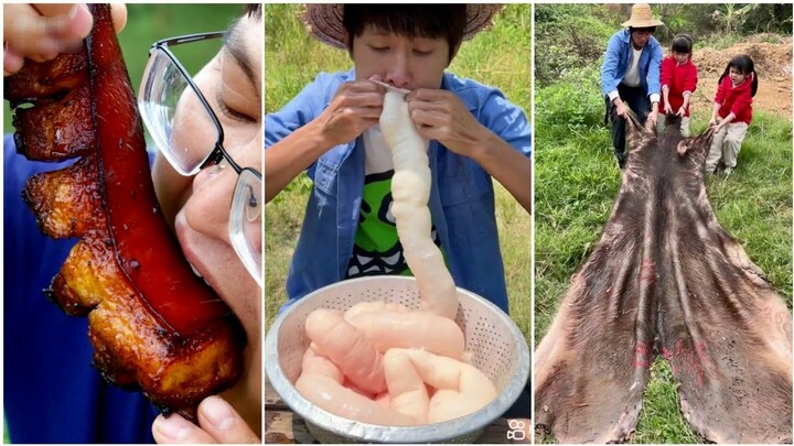 Cuộc Sống và Những Món Ăn Rừng Núi Trung Quốc #56 || Tik Tok Trung Quốc || Thịt hon hun khói