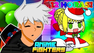DEI MAX ROLL POR 12H NO ANIME FIGHTERS COM BOOST DE LUCKY PRA TENTAR PEGAR UM DIVINO!!