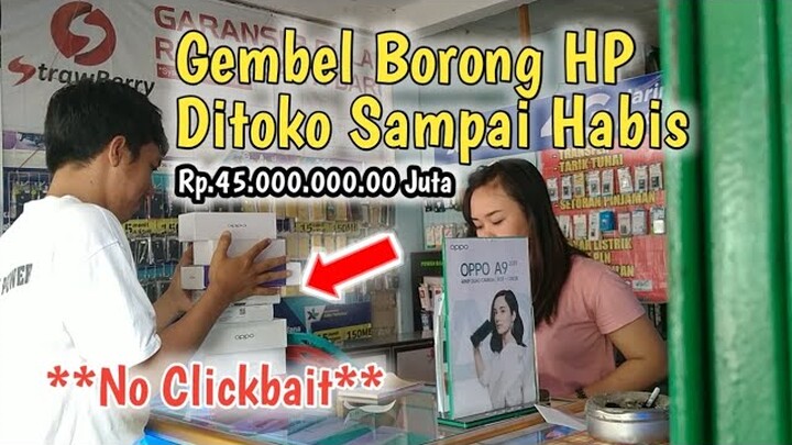 Social Experiment | Gembel Borong Hp Menguji Kesabaran Pemilik Toko #socialexperiment #gembelsultan
