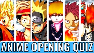 Anime Opening Quiz - 40 Openings  [ Easy - Hard ]