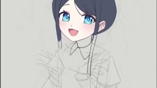 The teacher said that I draw like Picasso [100-day painting day 4]