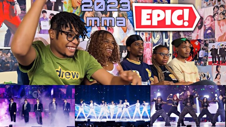 IVE + RIIZE + ZEROBASEONE + LEE YOUNGJI FULL MMA 2023 PERFORMANCE (REACTION)