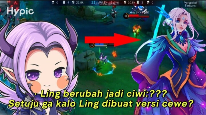 Ketika Ling dikasih Lagu (Pudar) apakah dia berubah jadi cewe? :(