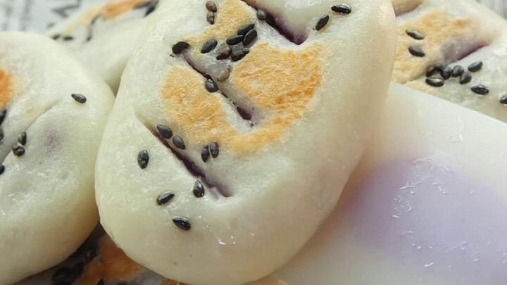 Không cần ủ, không thêm trứng! Món bánh khoai mài khoai lang tím này cứ yên tâm làm thôi!