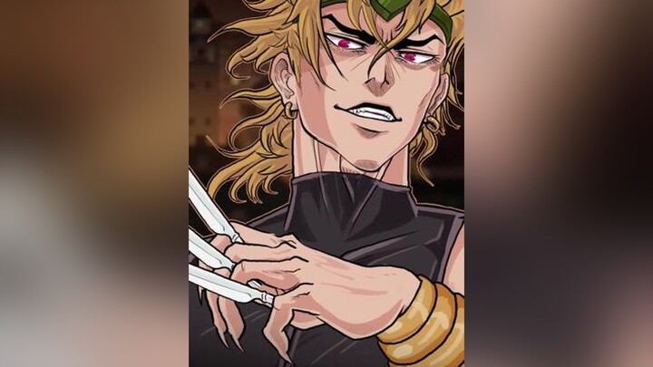 Dio jojo japanesestutter jojoedit anime jojosbizarreadventure animation animeedit