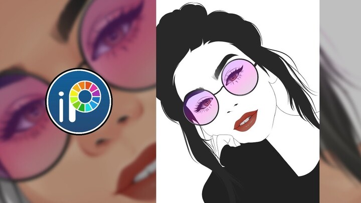 VEXEL ART (EYES AND LIPS) TUTORIAL 2/4 | IBISPAINTX