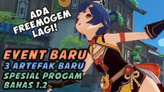 Anter Makanan Dapet Primogem! 3 Artefak Baru & Live Stream Dari Mihoyo Bahas Versi 1.2