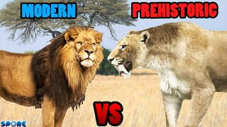 African Lion vs Smilodon | SPORE