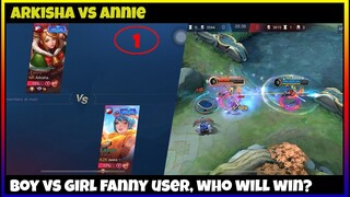 ANNIE VS ARKISHA | FIRST BATTLE | GIAN THE MAGICIAN'S PH-FANNY 1V1 TOURNAMENT EPISODE 1 | MLBB